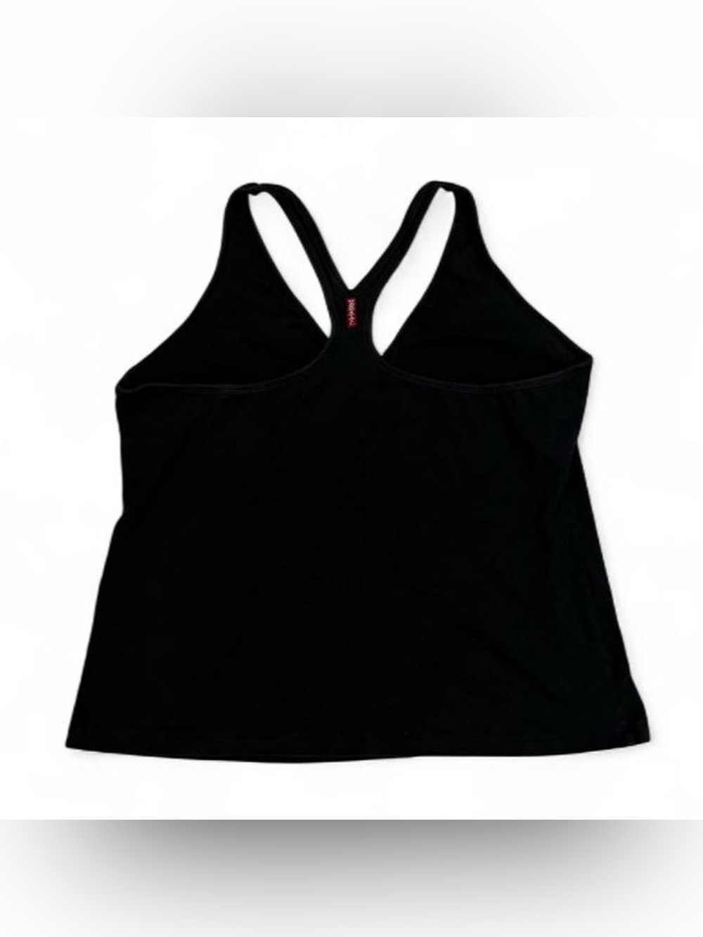 Hard Tail plus size athletic racerback tank top with shelf bra